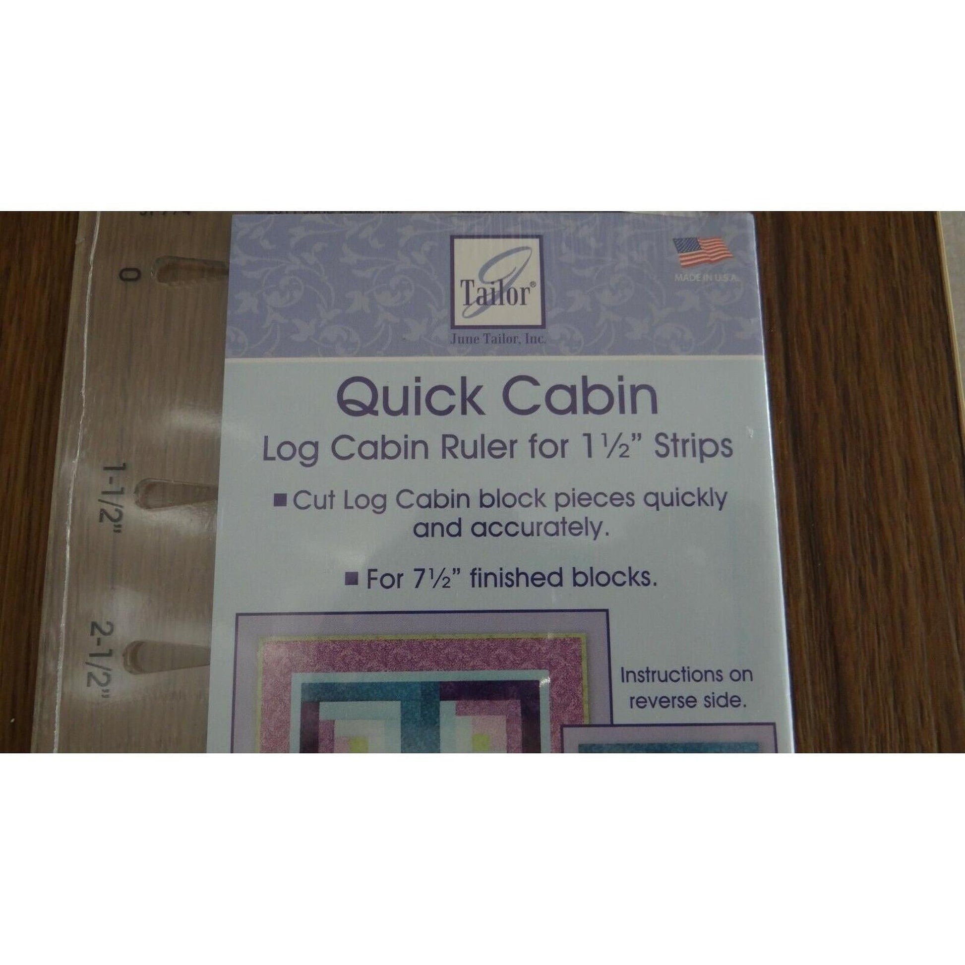 June Tailor Quick Cabin Ruler - 2 1/2" Strips