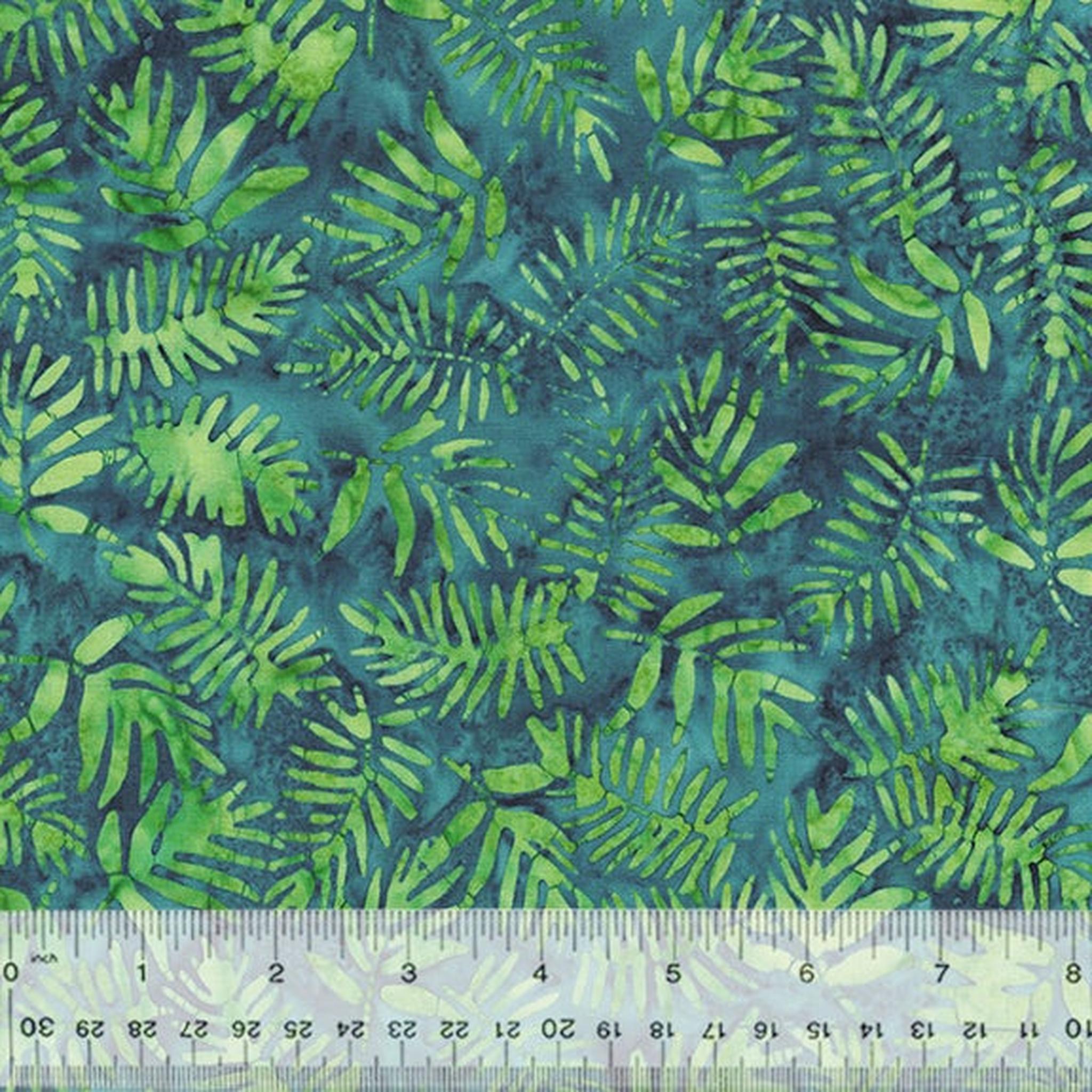 Juniper by Windham Fabrics - Ferns: Blue