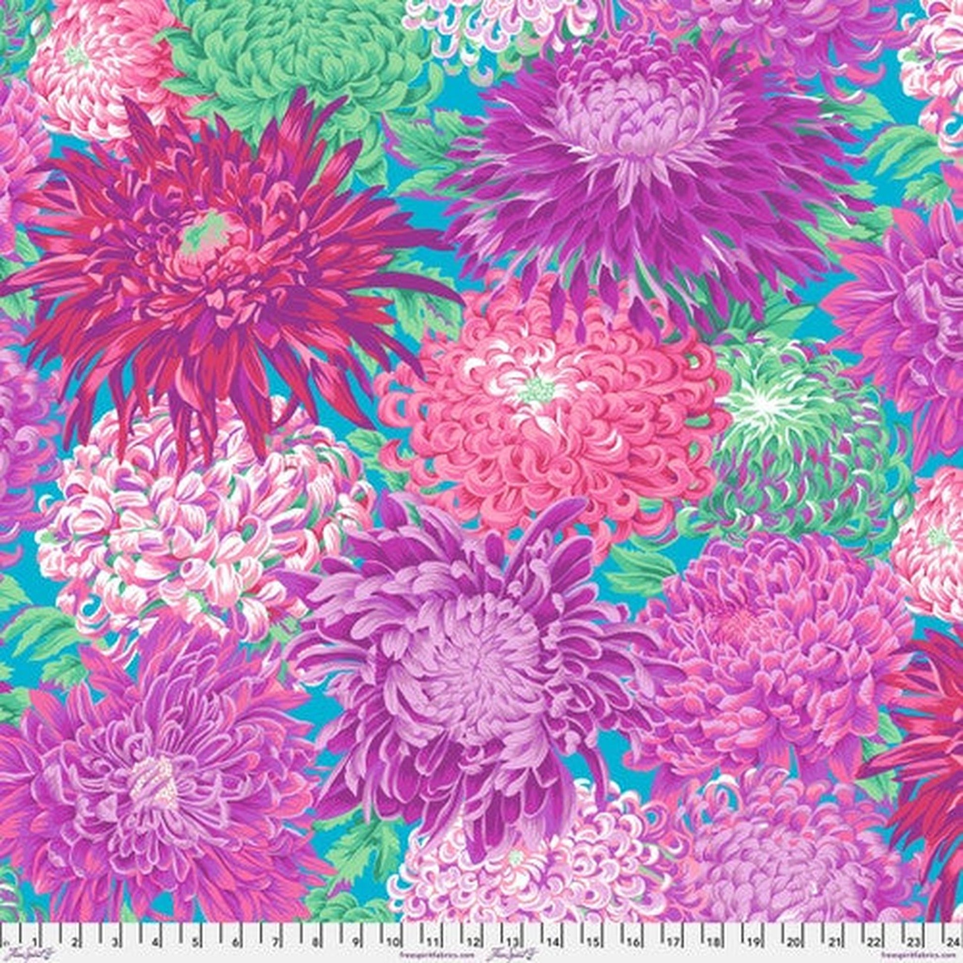 Kaffe Fassett Collective 108" Japanese Chrysanthemum - Magenta