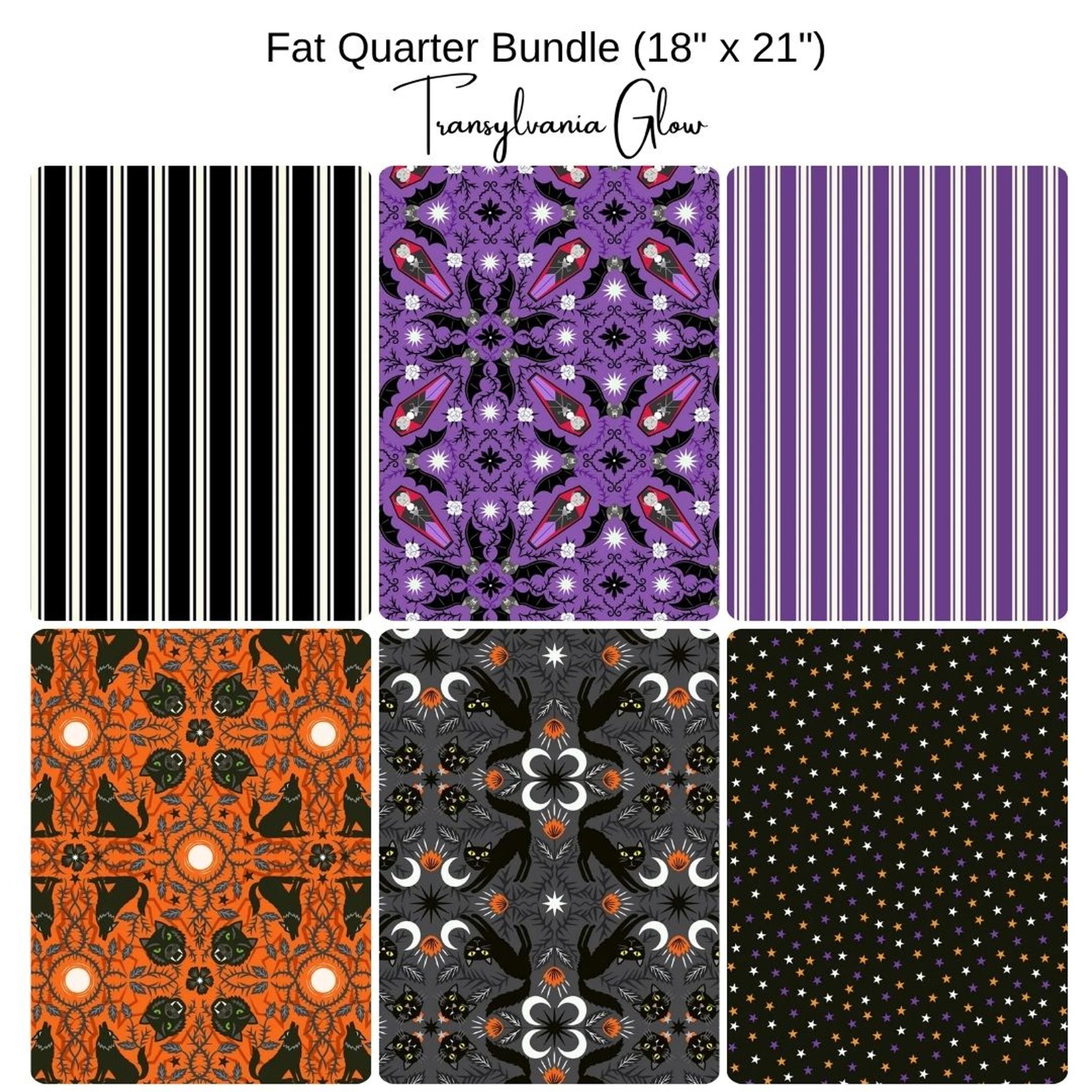 Fat Quarter Bundle (6) Transylvania Glow