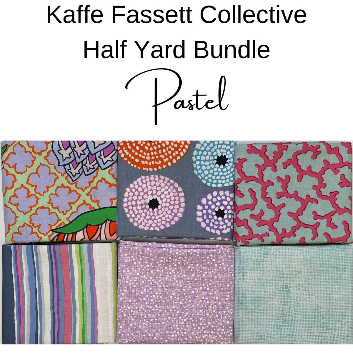 Kaffe Half Yard Bundle - Pastel