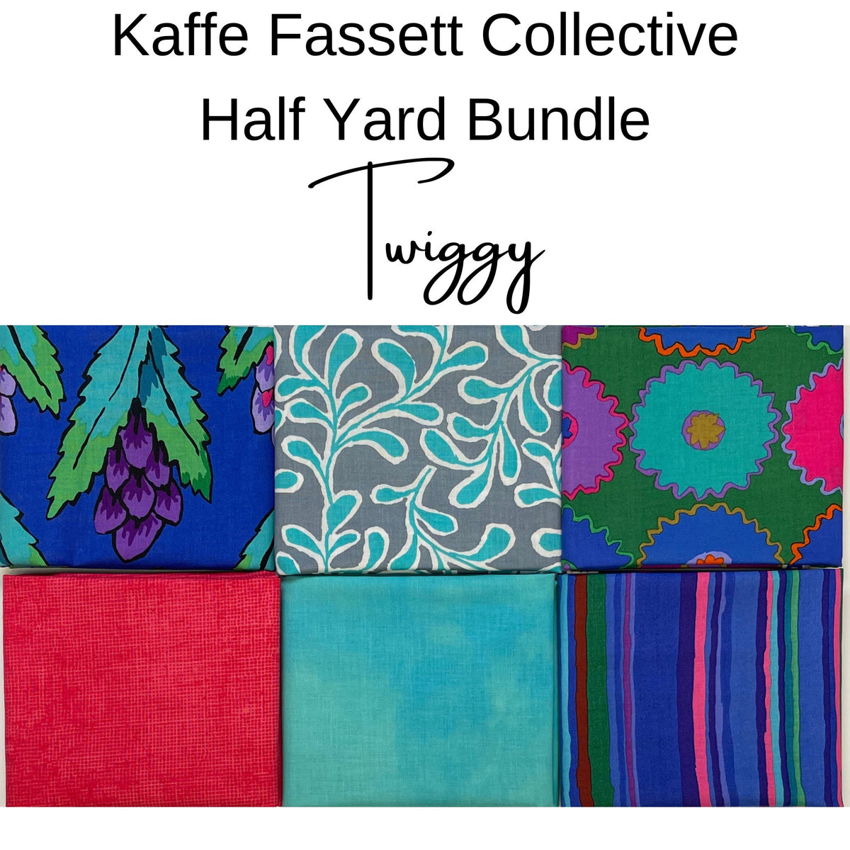 Kaffe Half Yard Bundle - Twiggy