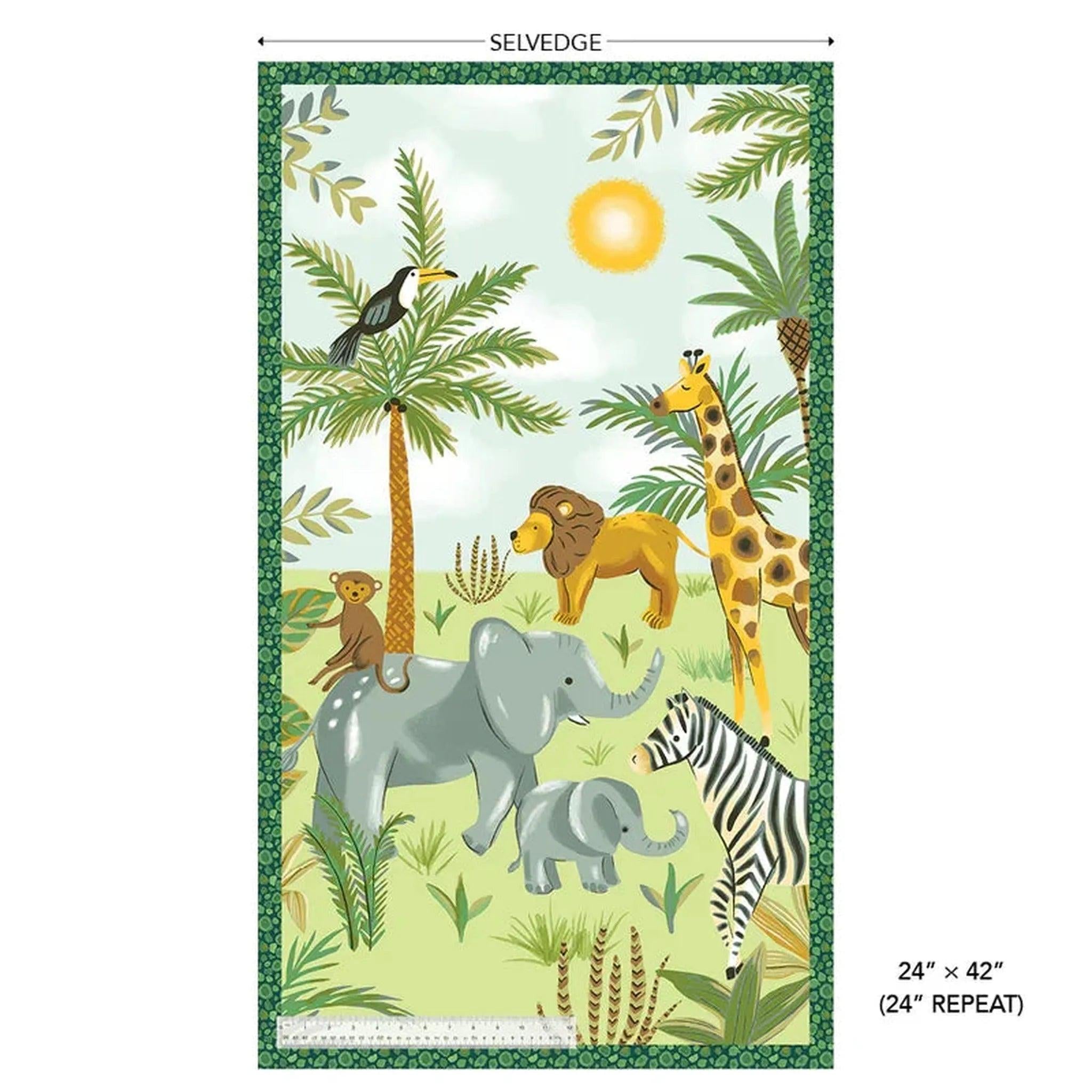 King of the Jungle - Welcome to the Jungle Panel (24" x 42")