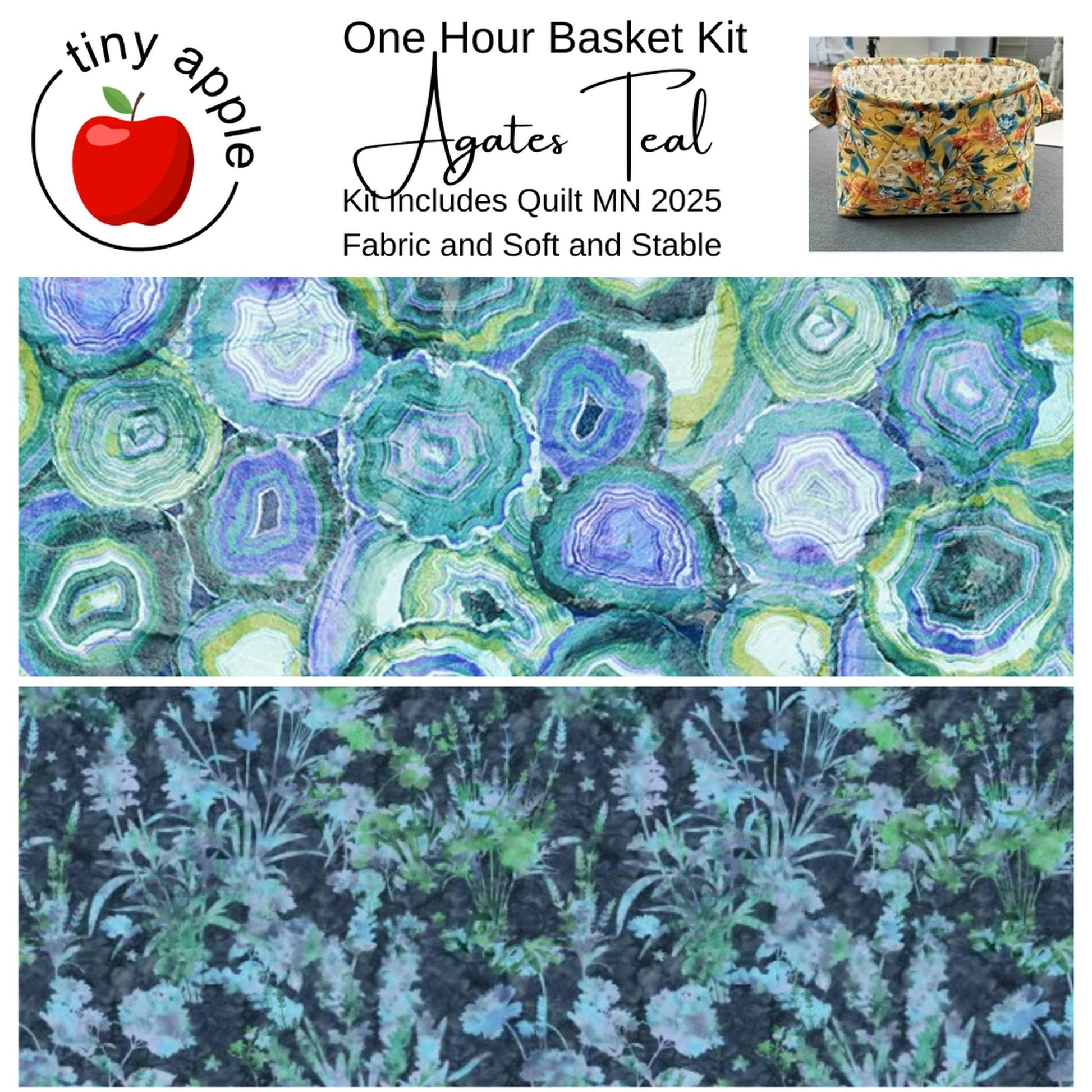 Kit: 2025 QMN One Hour Basket - Multiple Versions (includes pattern)