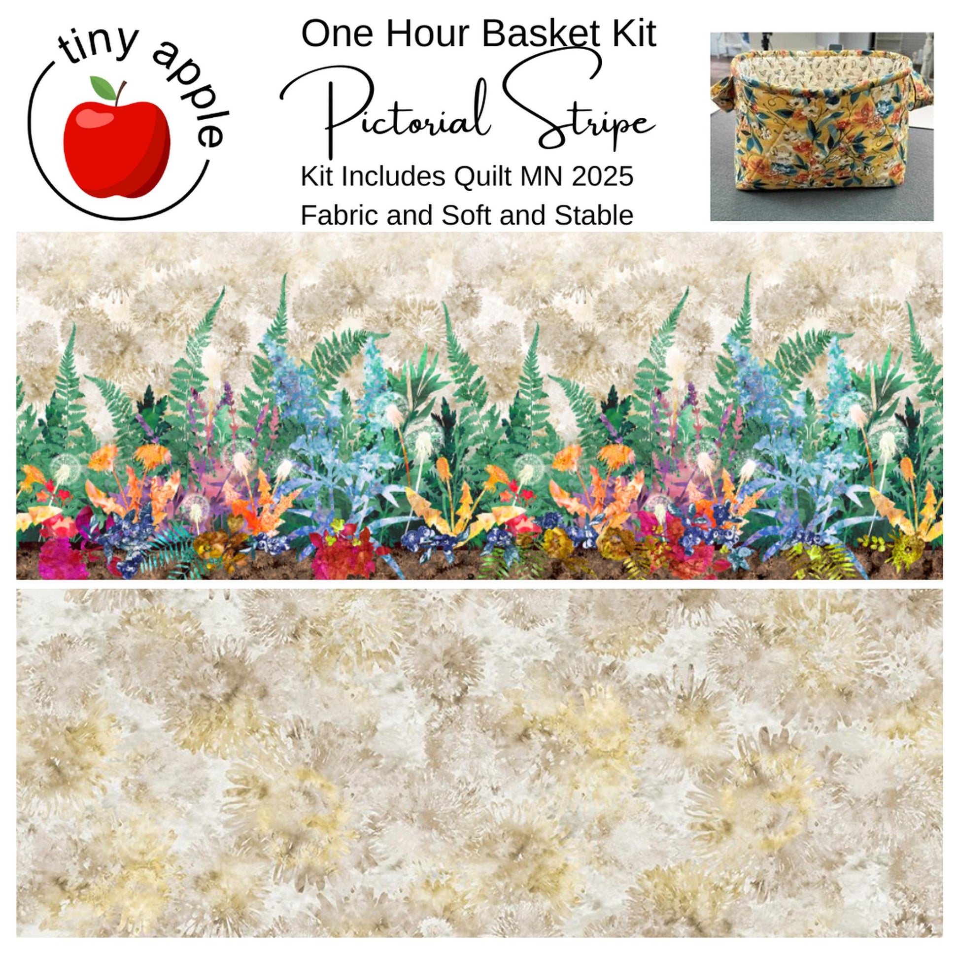 Kit: 2025 QMN One Hour Basket - Multiple Versions (includes pattern)