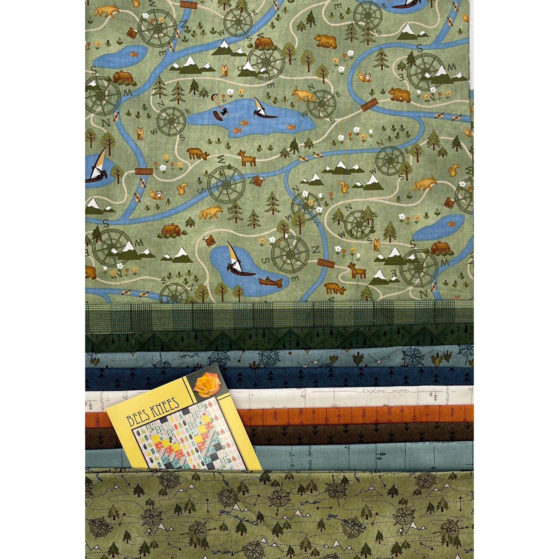 Kit: Bees Knees - 56" x 72" - Includes Pattern | Multiple Colorways