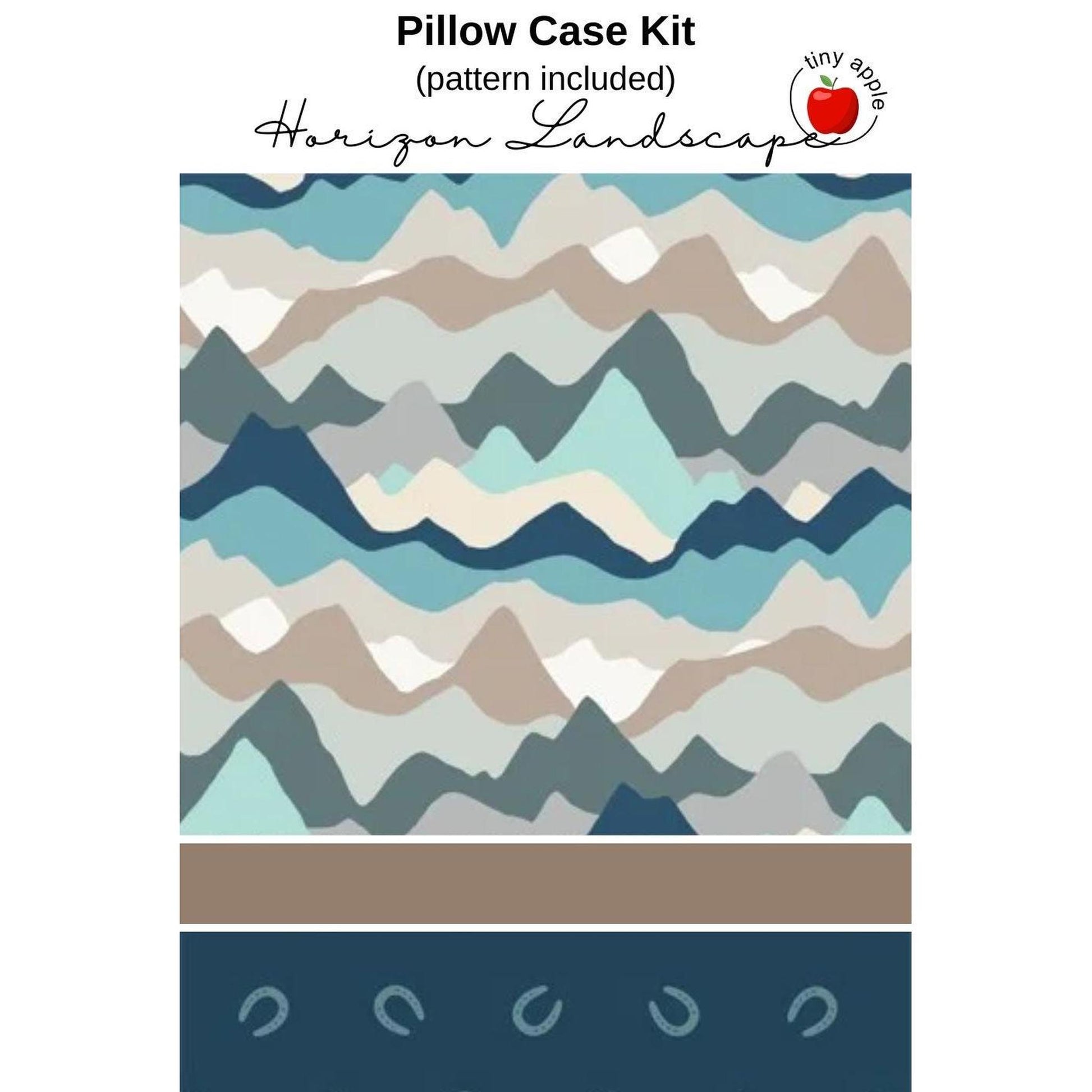 Kit: Burrito Pillowcase -Landscape (pattern included)