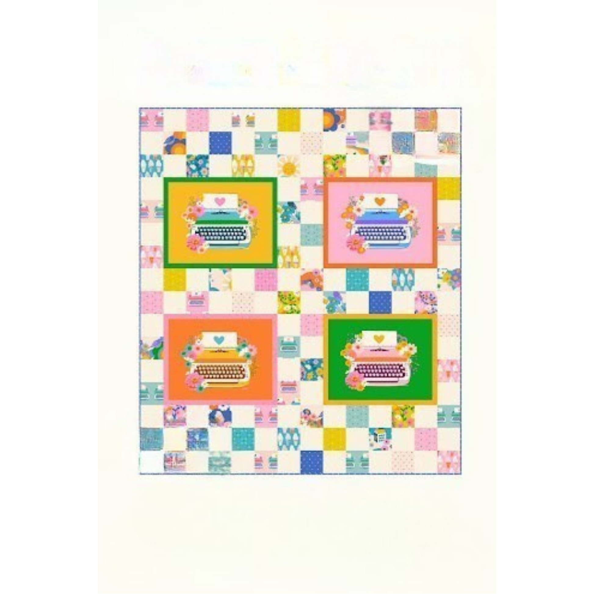 Kit: Chunky Charmer Quilt - Best Day Ever - 63 1/2" x 72 1/2" (Pattern included)