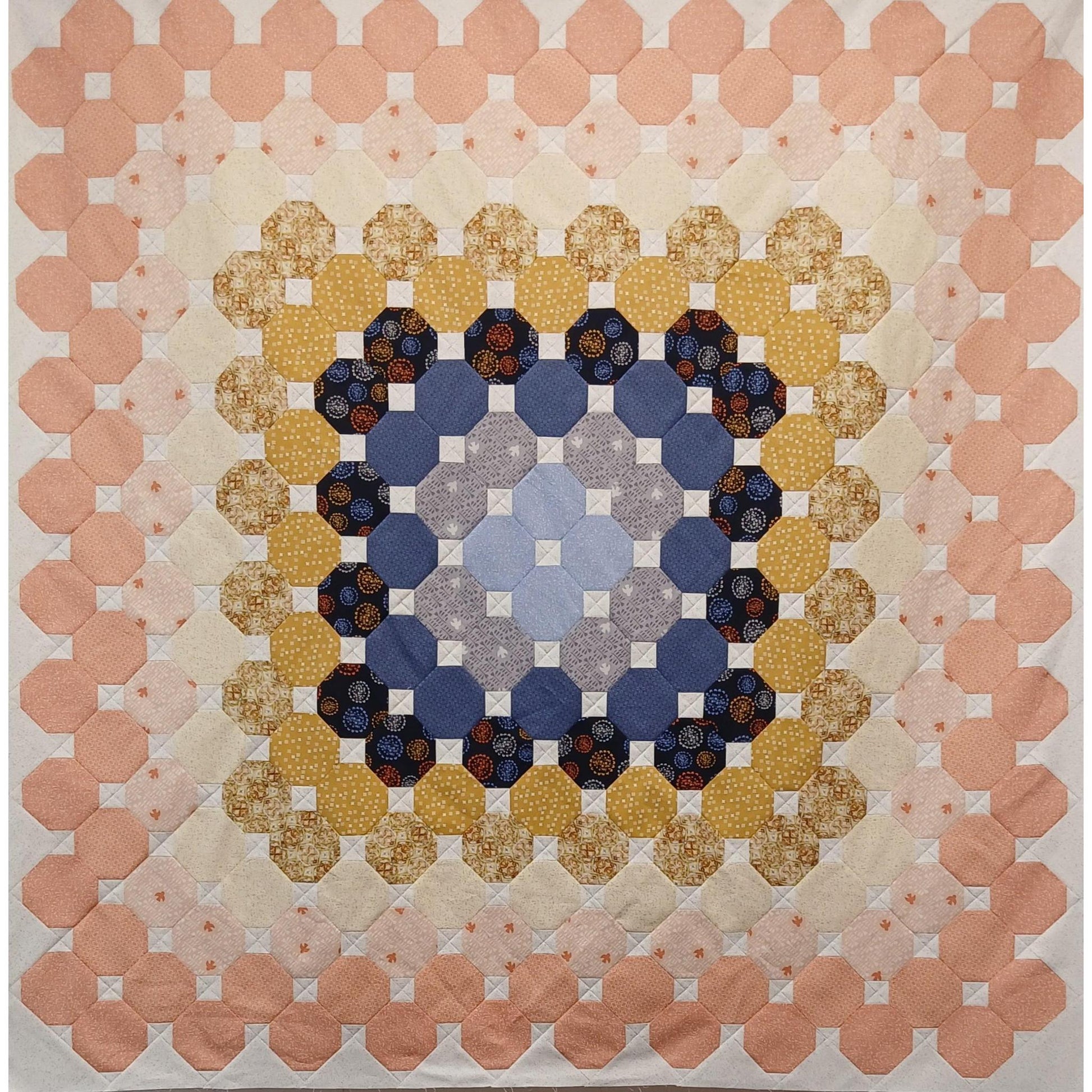 Kit: Cozy Crochet Quilt - Conway Cottage and Freckles (62" x 62")