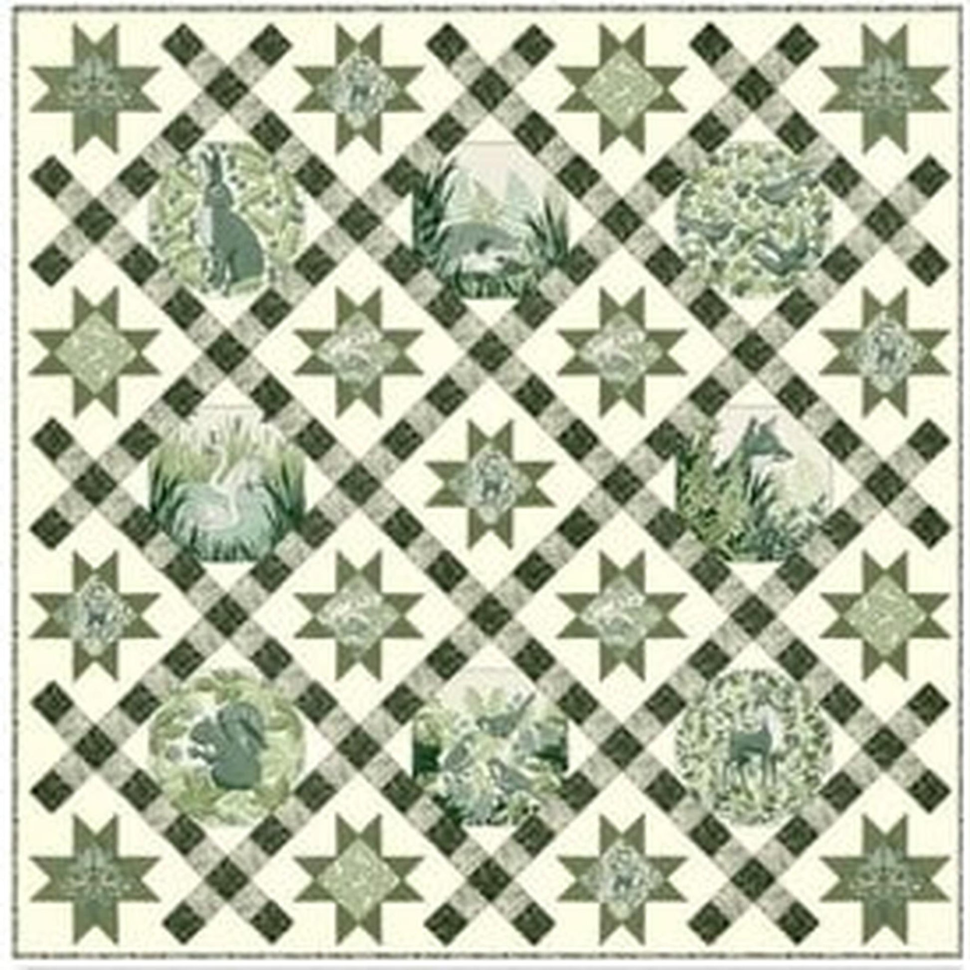 Kit: Foxwood Quilt - Green