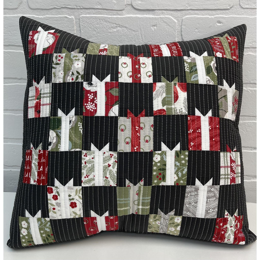 Giving Season Pillow Kit - Berry and Pine