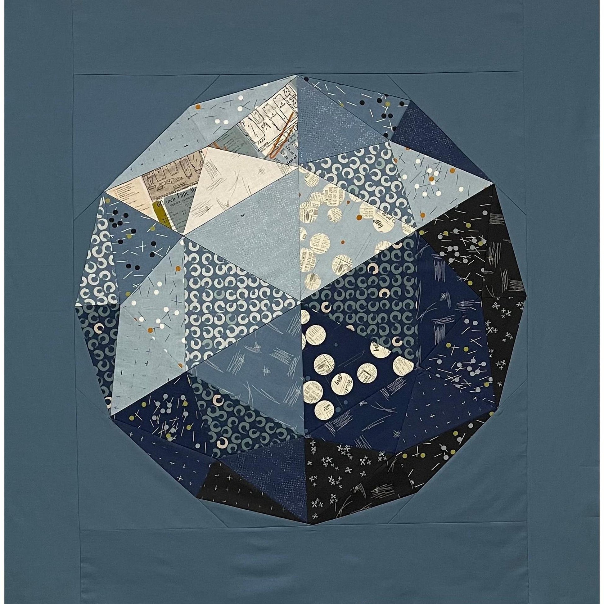 Kit: Globe in Bluish PATTERN SOLD SEPARATELY