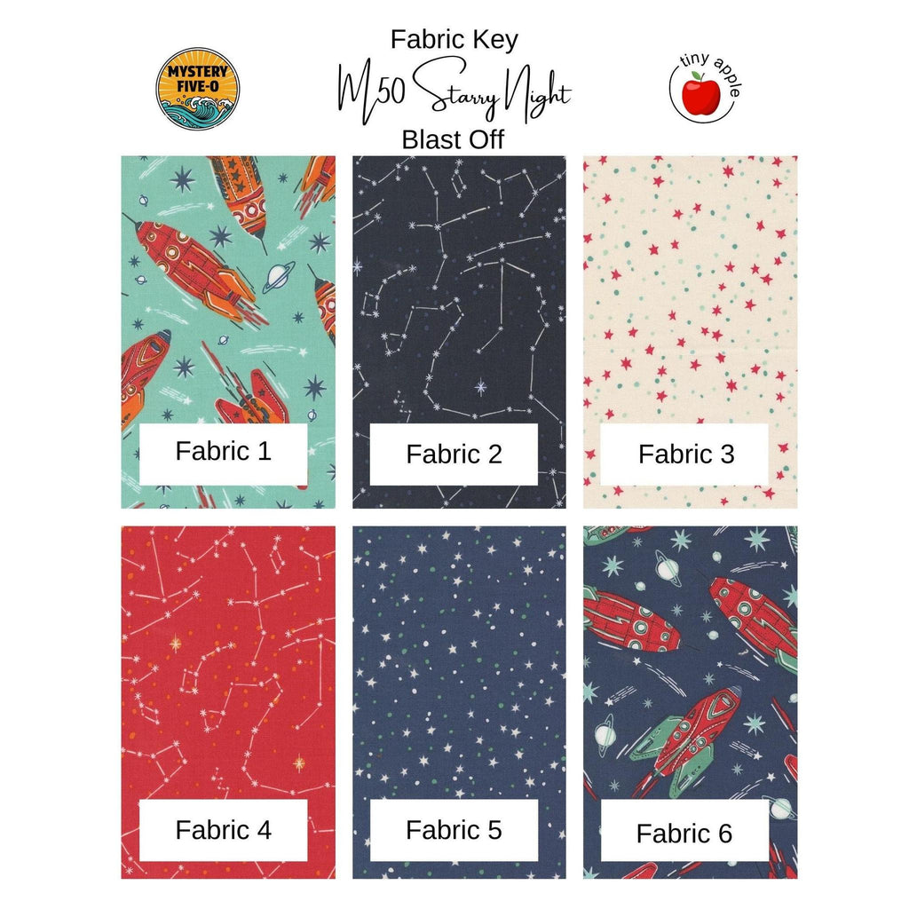 Kit: M50 Starry Night | Blast Off (Pattern Included)