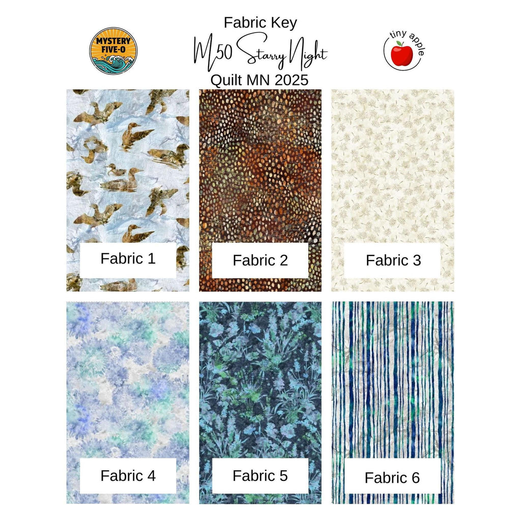 Kit: M50 Starry Night | Quilt MN (Pattern Included)