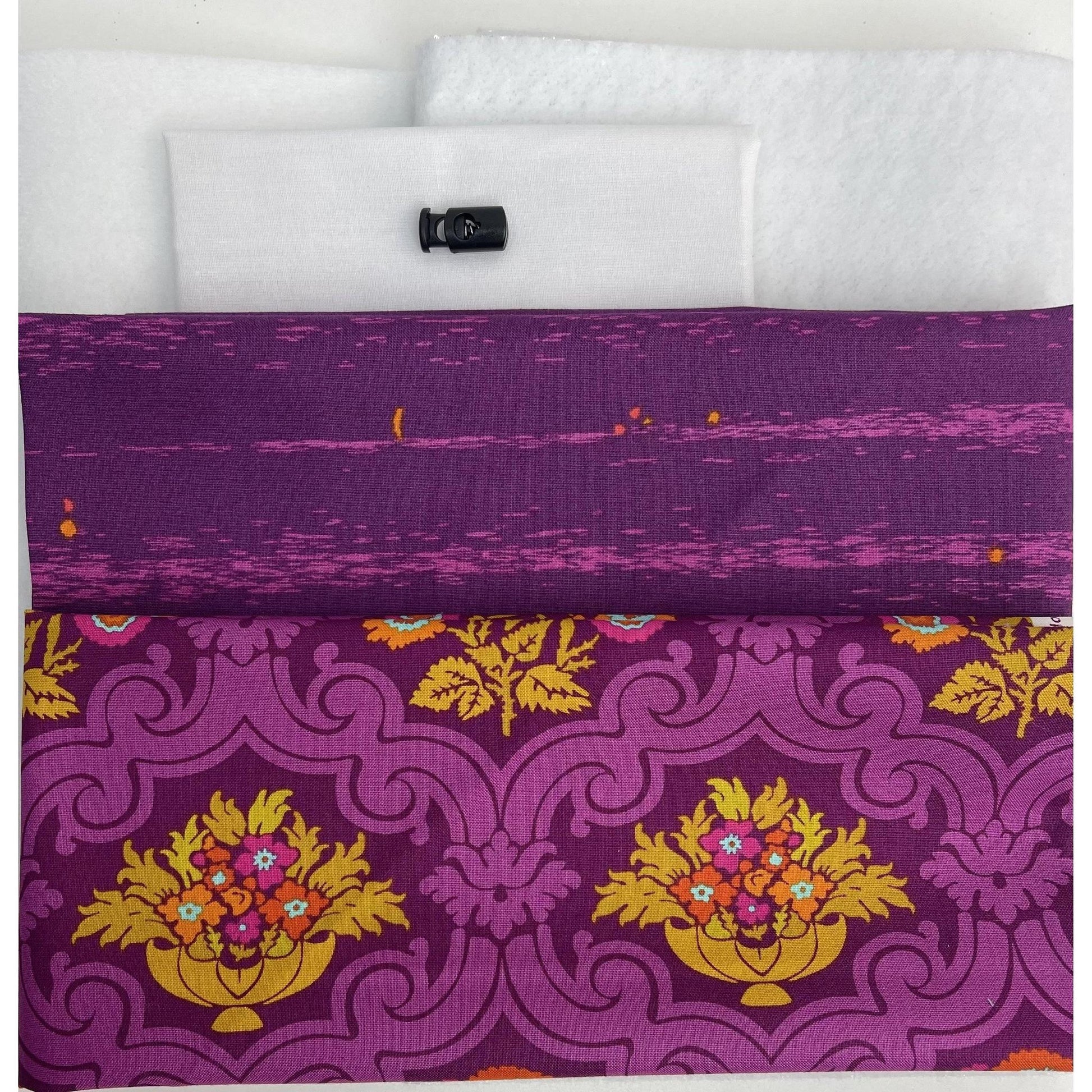 Kit: Mini Iron Storage Case - Alison Glass Magenta Chrysanthemum - Pattern Sold Separately