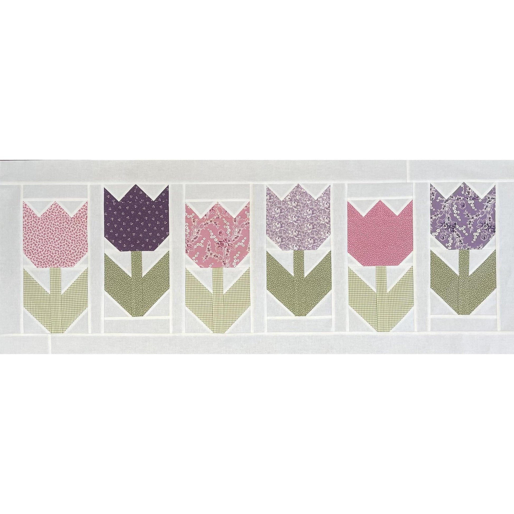 Kit: Modern Holiday Table Runner - Easter Tulips