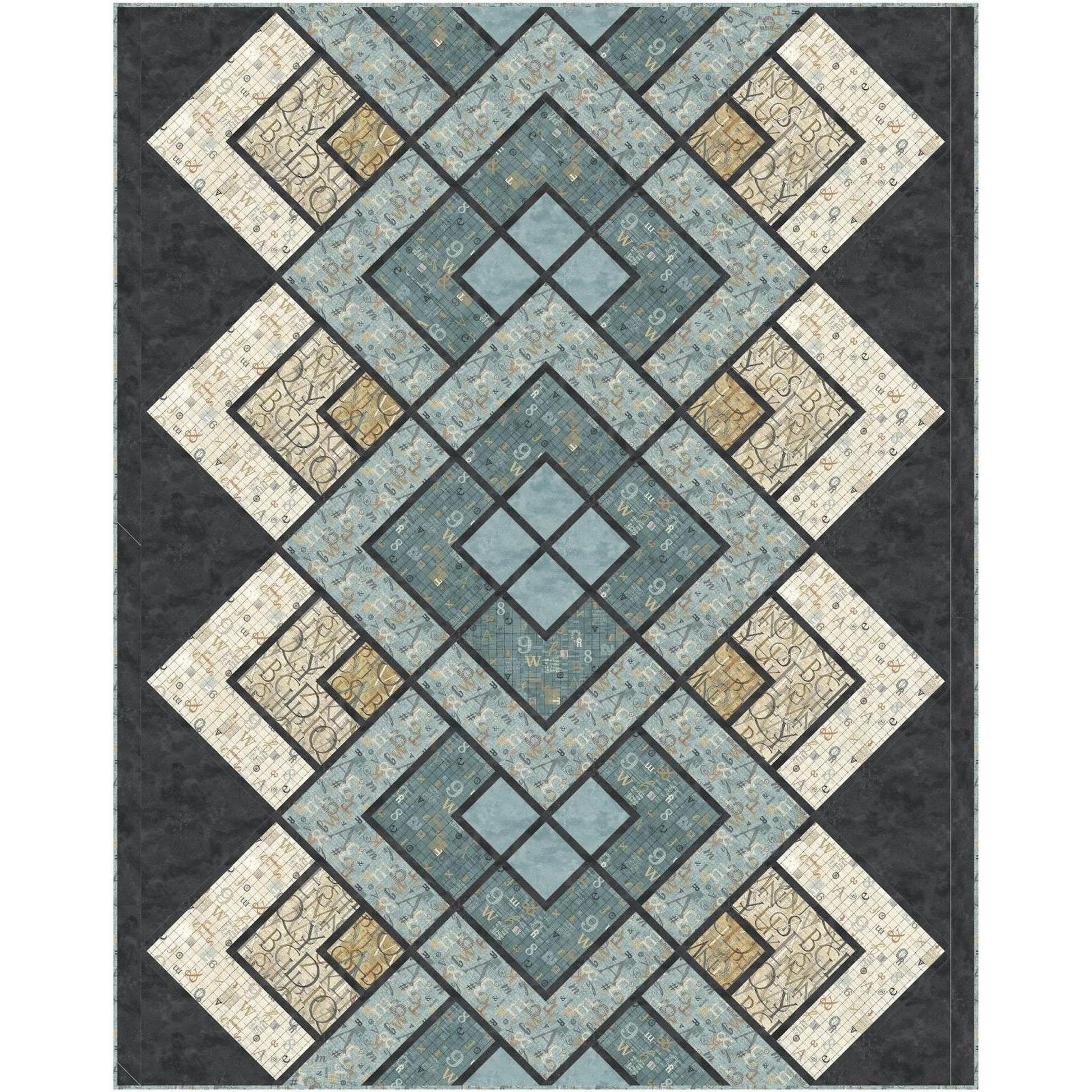 Kit: Modern Lace - My Type (54 3/4" x 67 3/4") Pattern not included