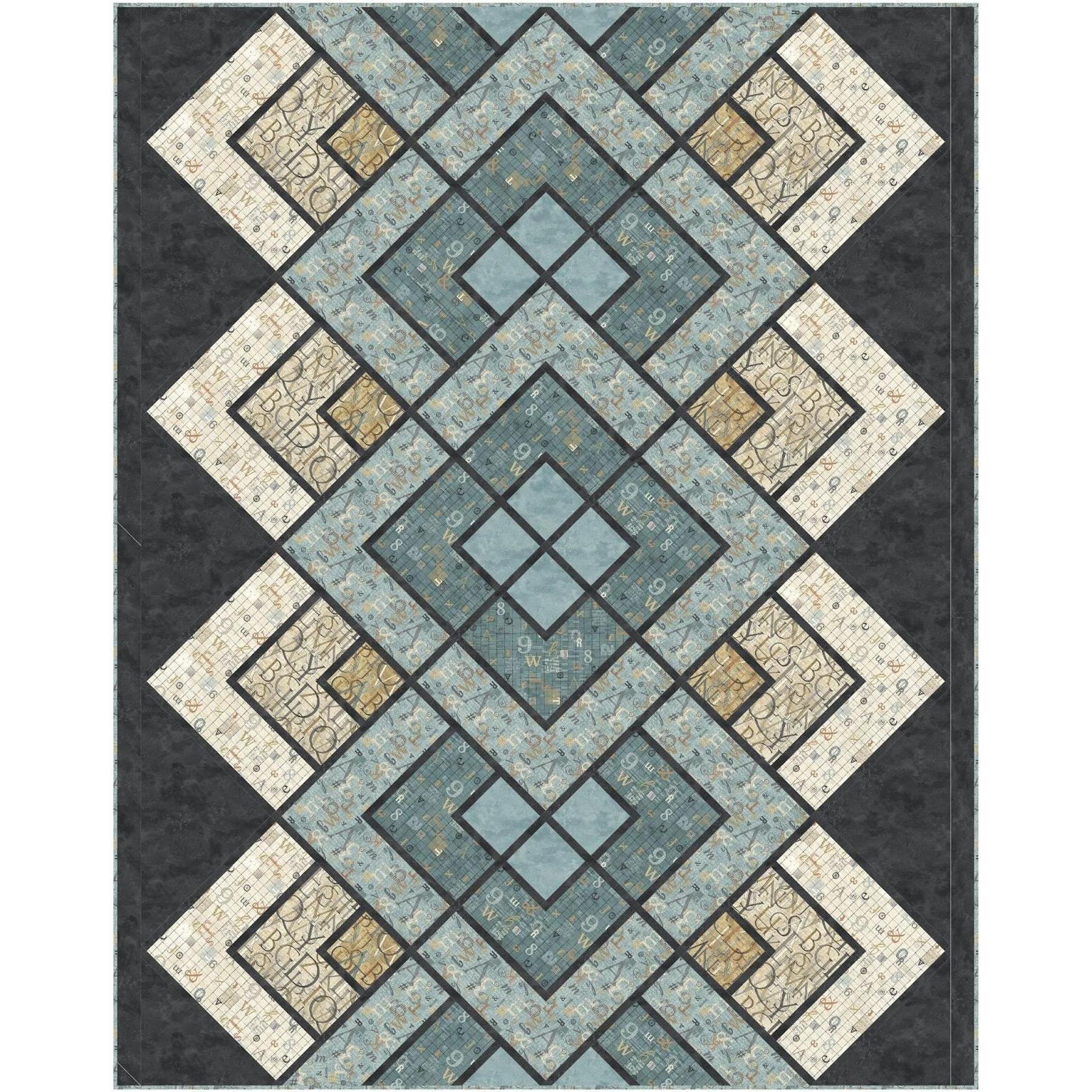 Kit: Modern Lace - My Type (54 3/4" x 67 3/4") Pattern not included