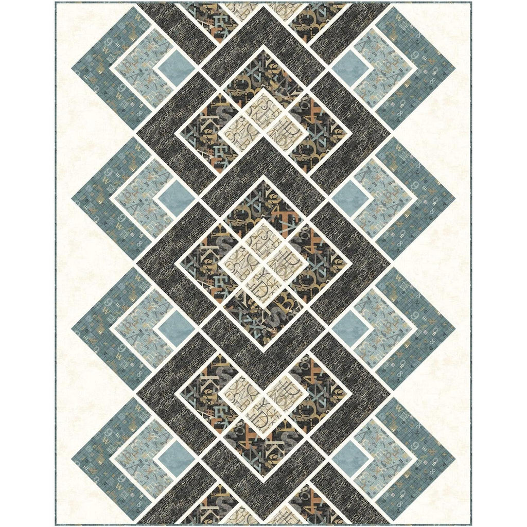 Kit: Modern Lace - My Type (54 3/4" x 67 3/4") Pattern not included