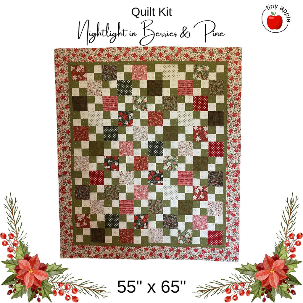 Kit: Night Light - Berry and Pine 55" x 65"