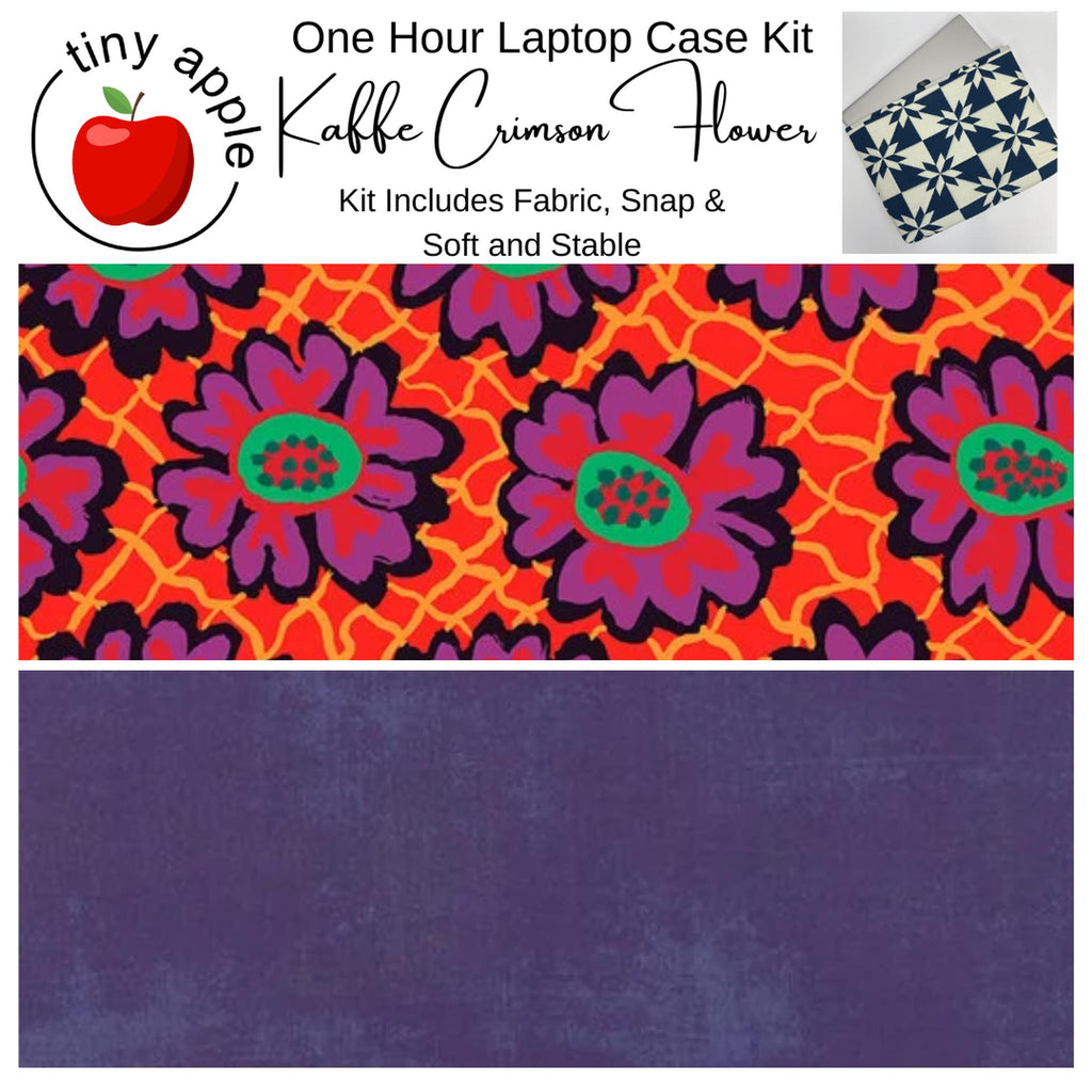 Kit: One Hour Laptop Case - Kaffe Crimson