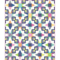 Kit: Prismatic Compass Quilt 53" x 63 1/2" - Pattern Included