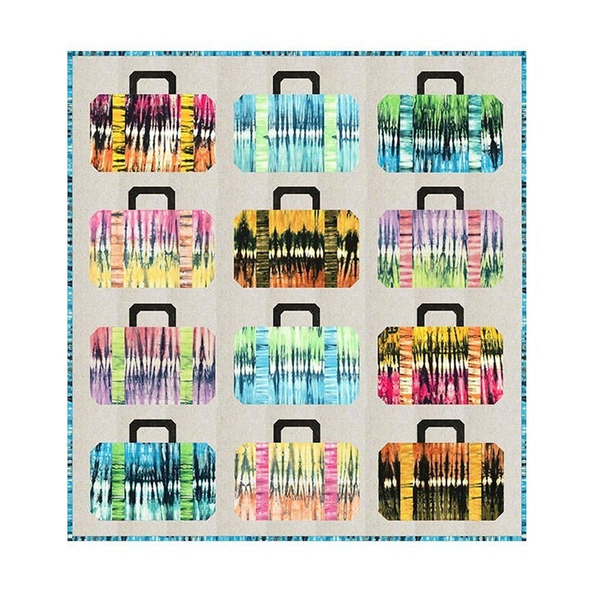 Kit: Suitcases Quilt - Pattern Sold Separately