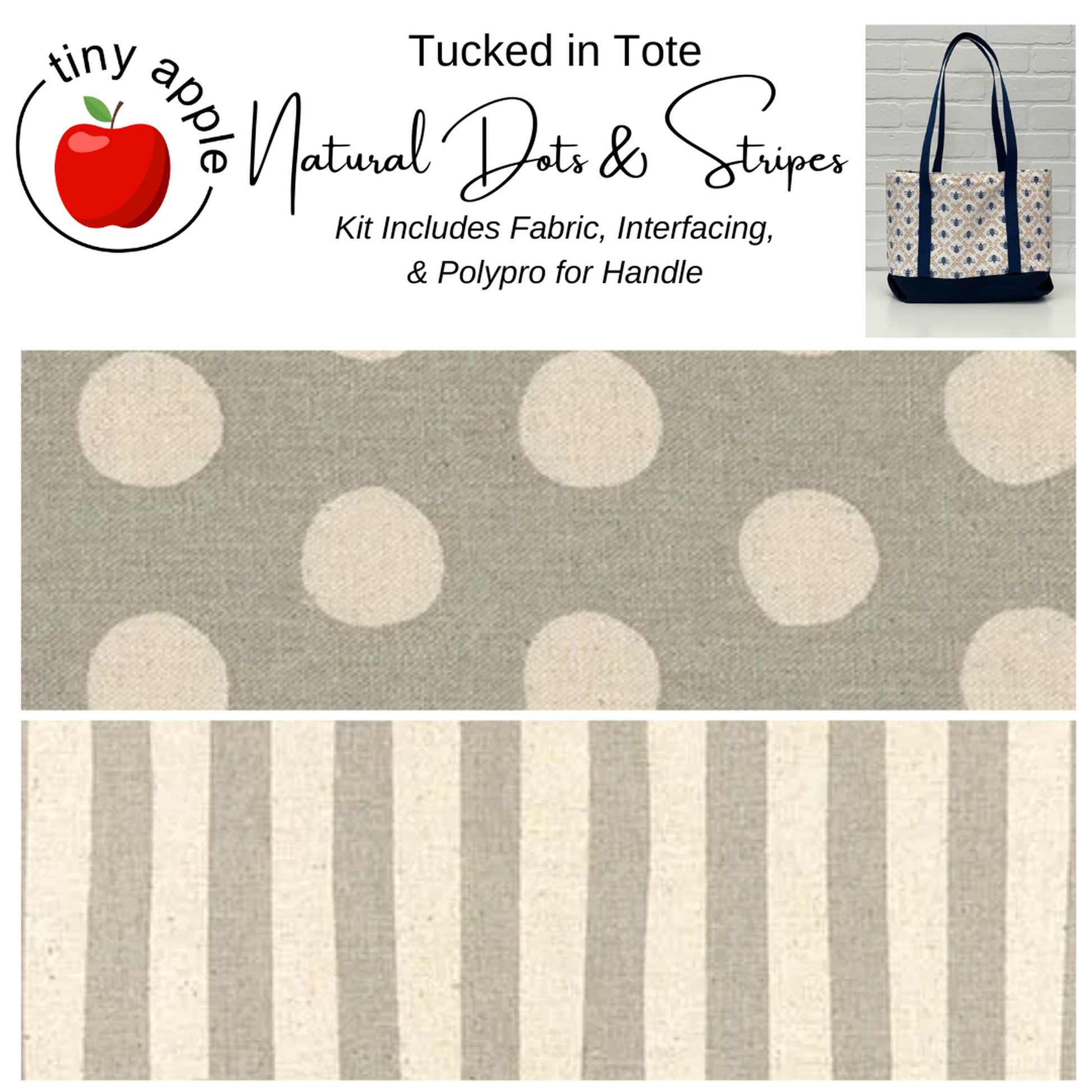 Kit: Tucked in Tote - Canvas