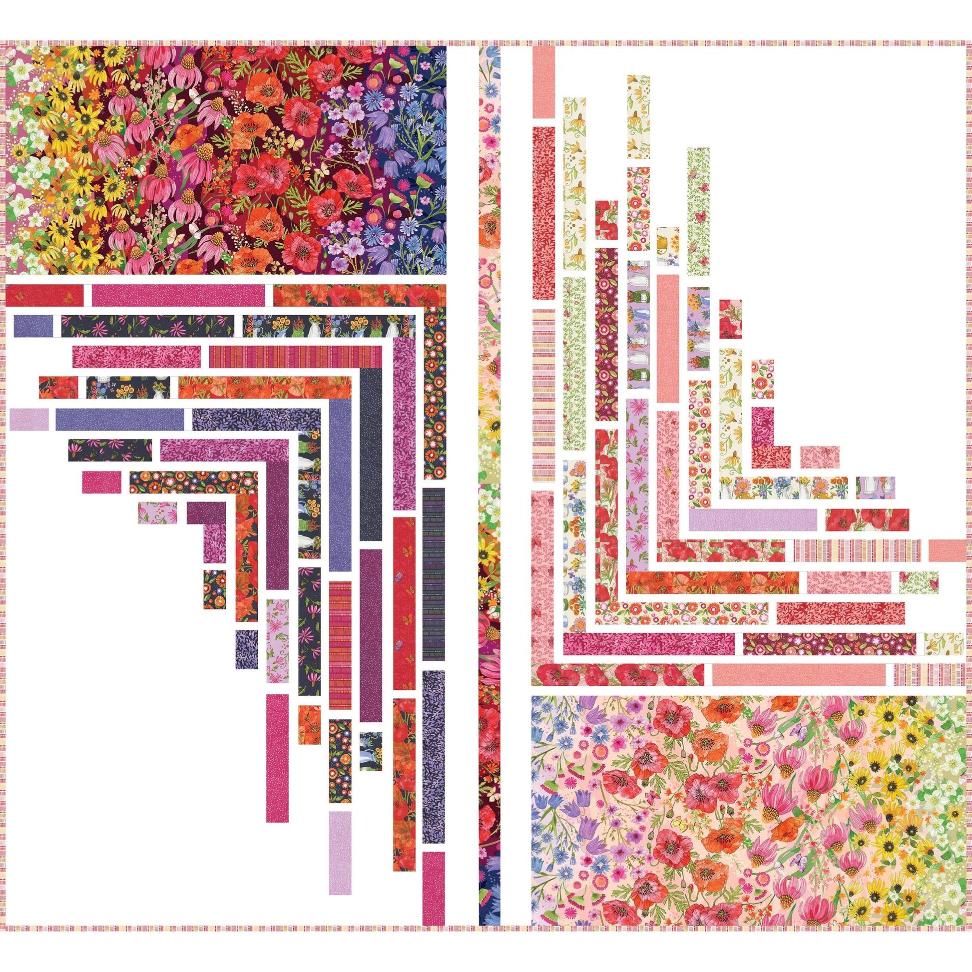 Kit: Turn Signal in Superbloom (87" x 80") Includes Pattern