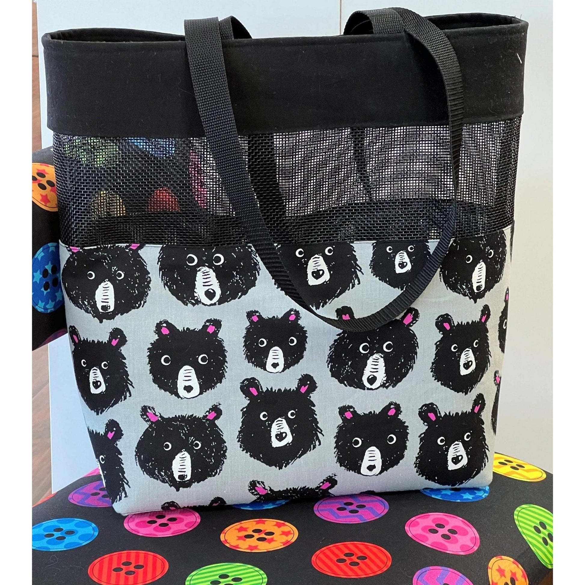 Kit: Vinyl Mesh Market Bag - Canvas
