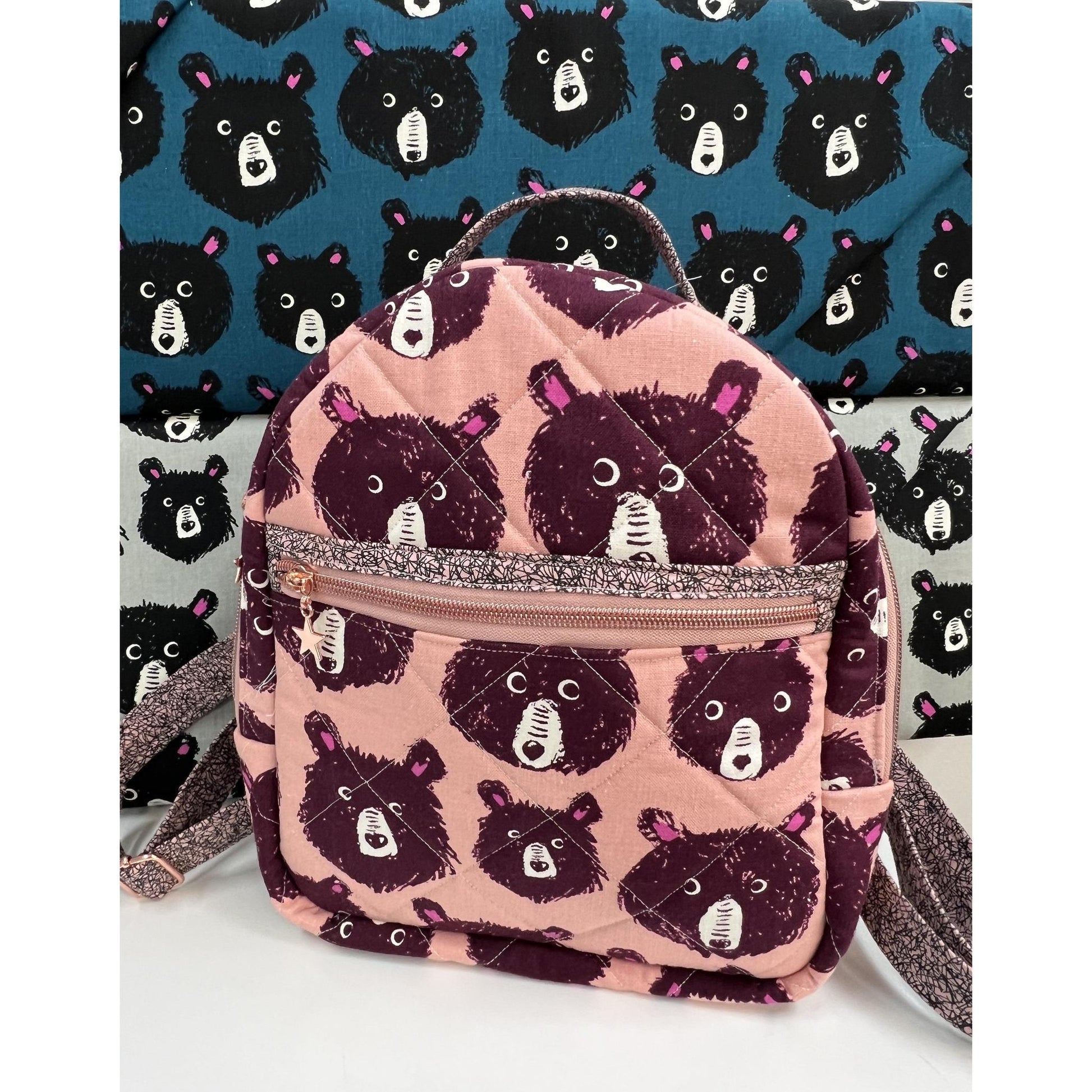Kit: Violet Backpack - Teddy and the Bears (pattern not included)