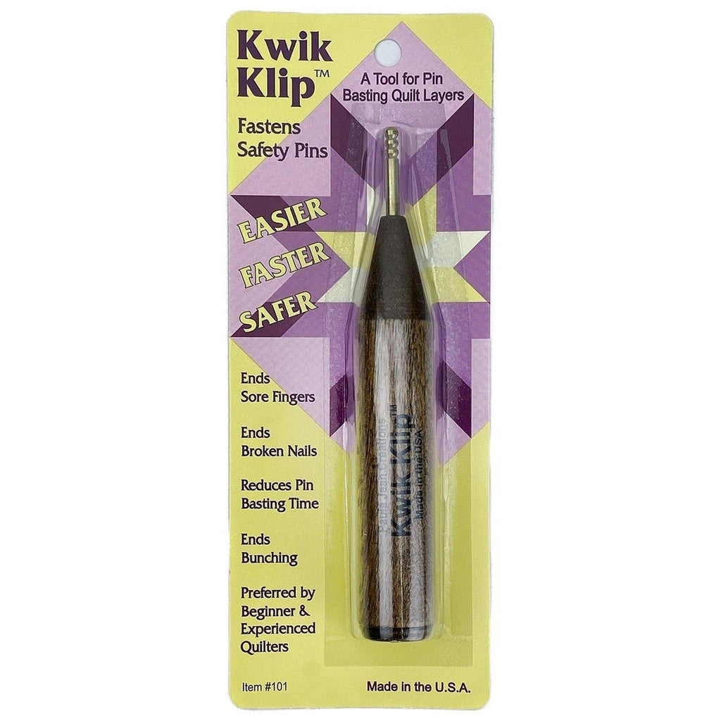 Kwik Klip for Pin Basting Quilt Layers