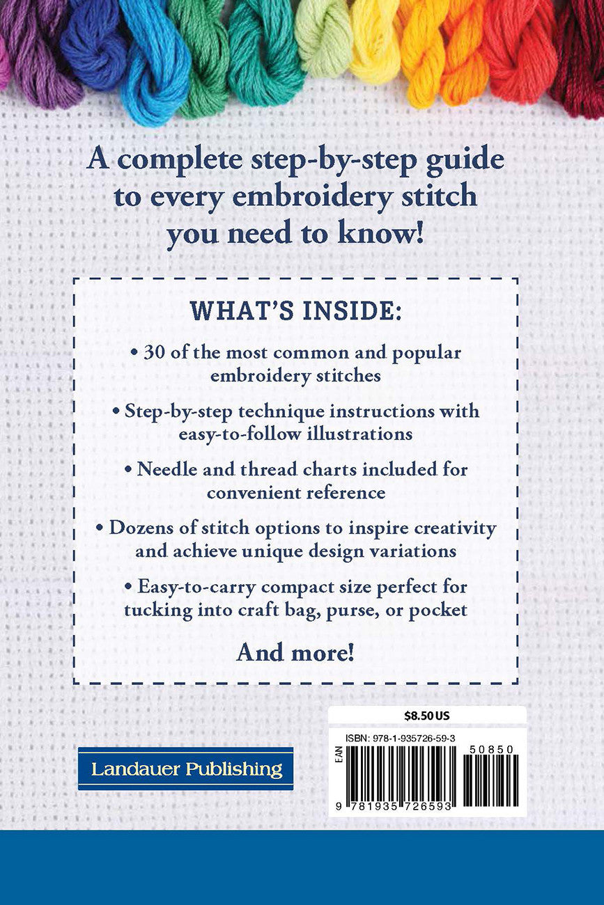 Hand Embroidery Stitches at-a-glance Book