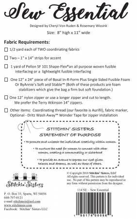 Pattern: Sew Essential Bag