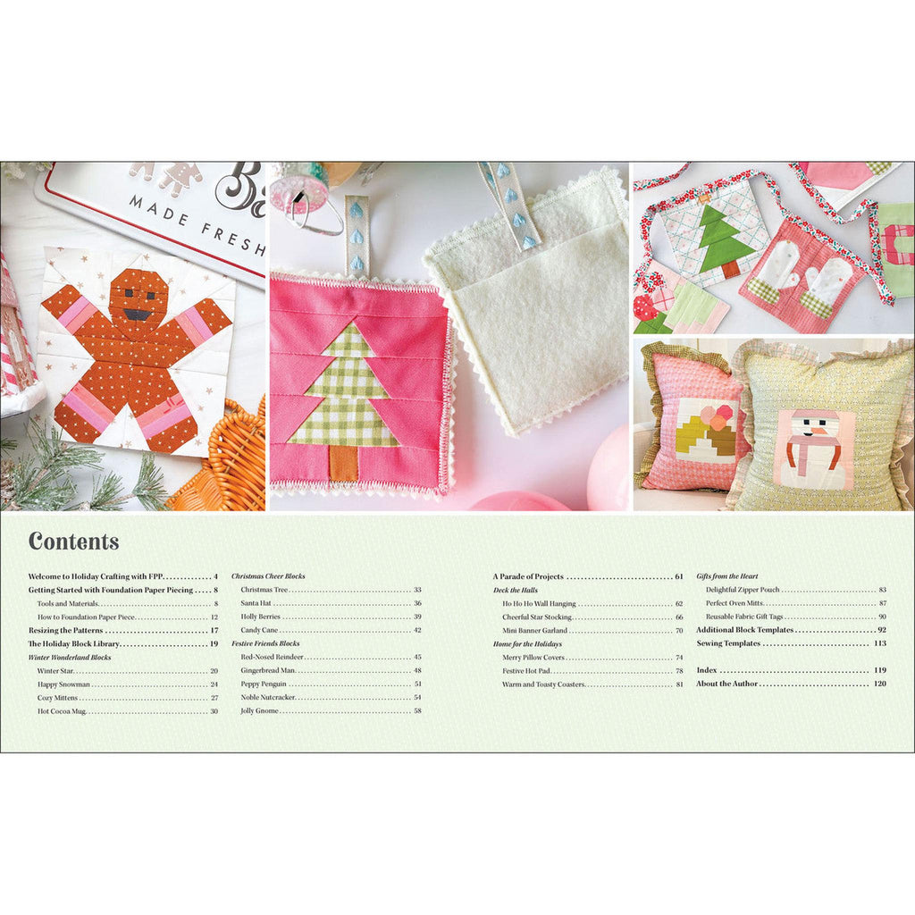 Wonderful World of Paper-Pieced Quilt Blocks for Christmas Book