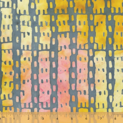 Here-There by Marcia Derse - City Block - Peach Pie