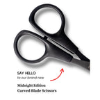 Midnight Edition Curved Blade Scissors by LDH Scissors