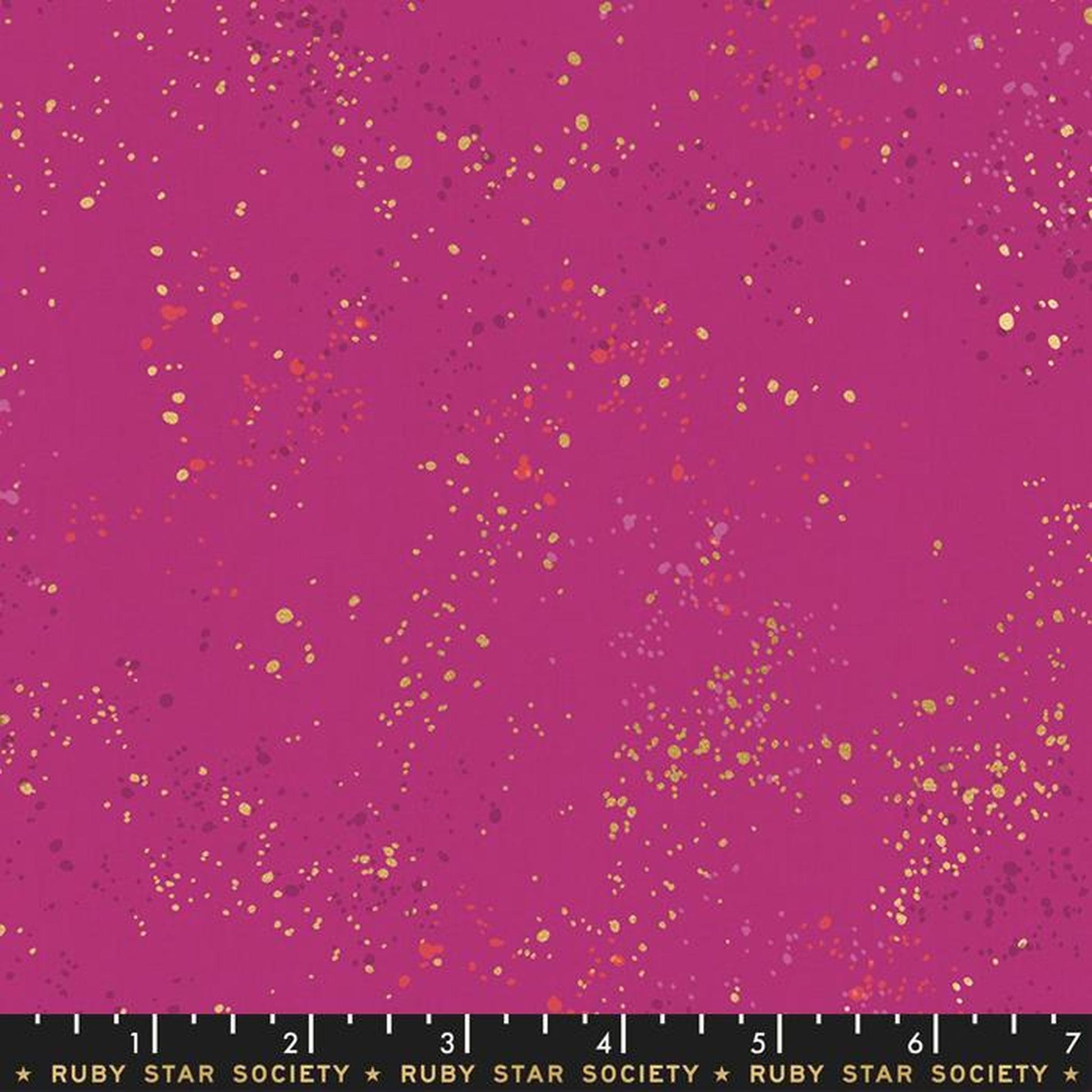 Ruby Star Speckled Metallic Berry