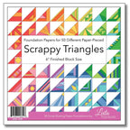 Scrappy Triangle Foundation Paper Piecing Pad - 6" Finished Block Size