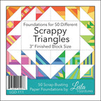 Scrappy Triangle Foundation Paper Piecing Pad - 3" Finished Size