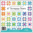 Scrappy Stars Foundation Paper Piecing Pad - 6" x 6" Finished Size