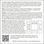 Scrappy Stars Foundation Paper Piecing Pad - 3" x 3" Finished Size