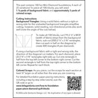 Scrappy Diamonds Foundation Paper Piecing Pad - 2" x 3.5" Finished Size