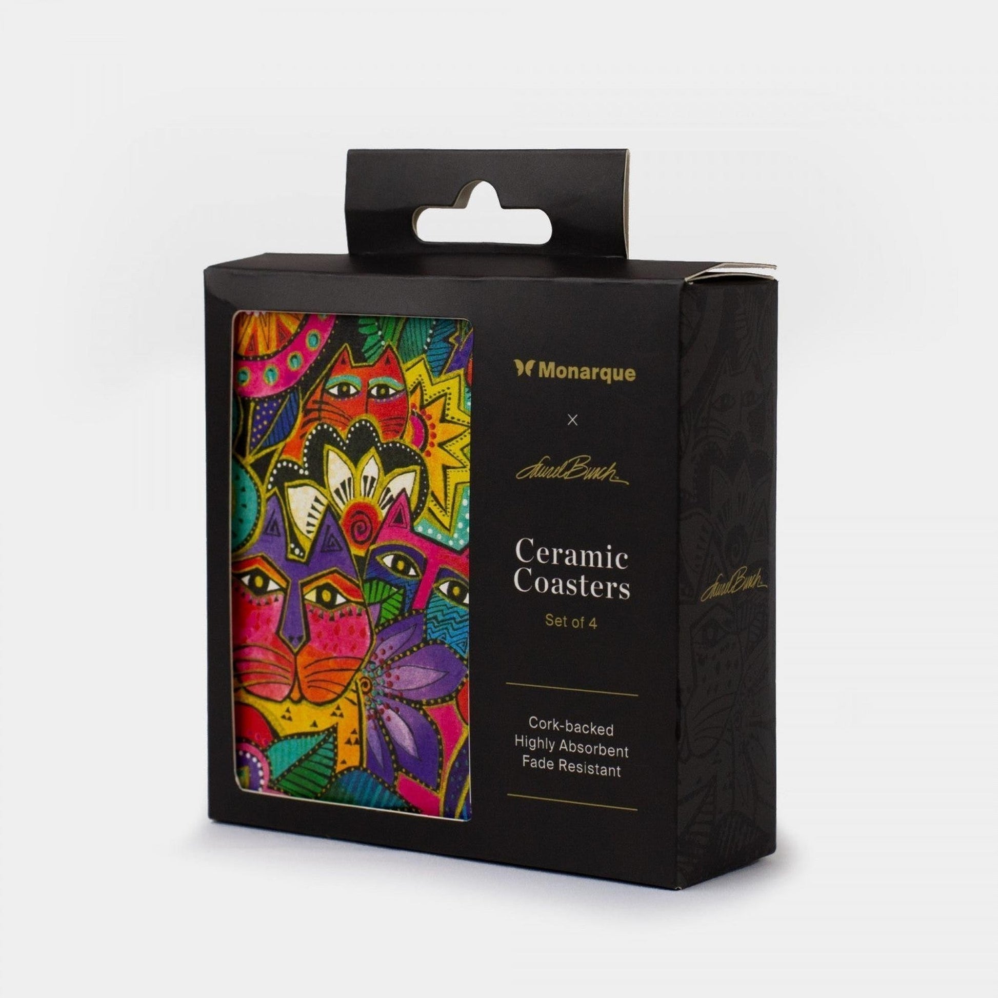 Laurels Garden Ceramic Coaster