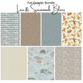 Fat Quarter Bundle (7) Leo & Savannah - Blue
