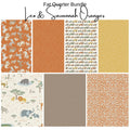 Fat Quarter Bundle (7) Leo & Savannah - Orange