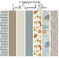 6" Peel (7) - Leo & Savannah - Blue