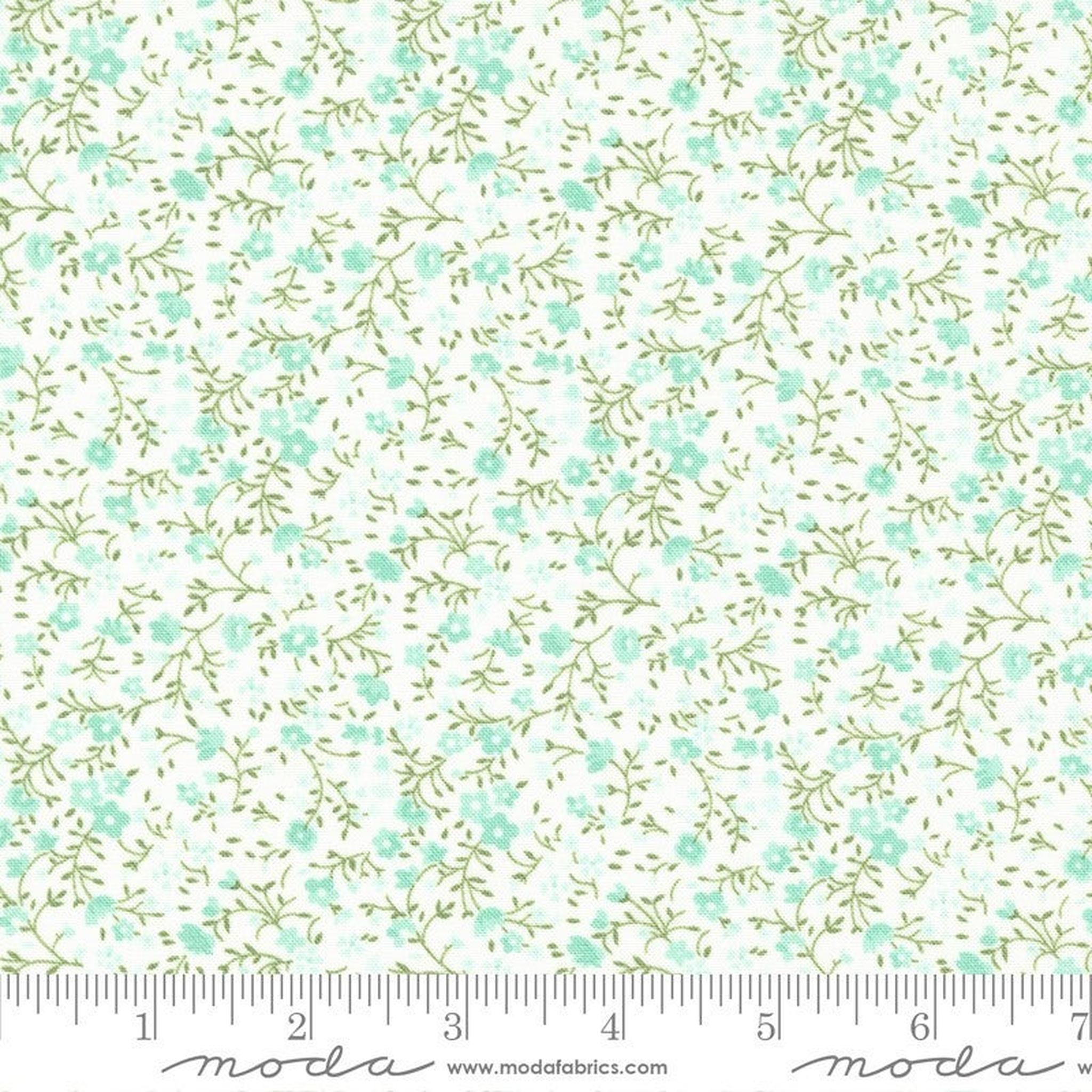 Lighthearted by Camille Roskelley Meadow Cream Aqua