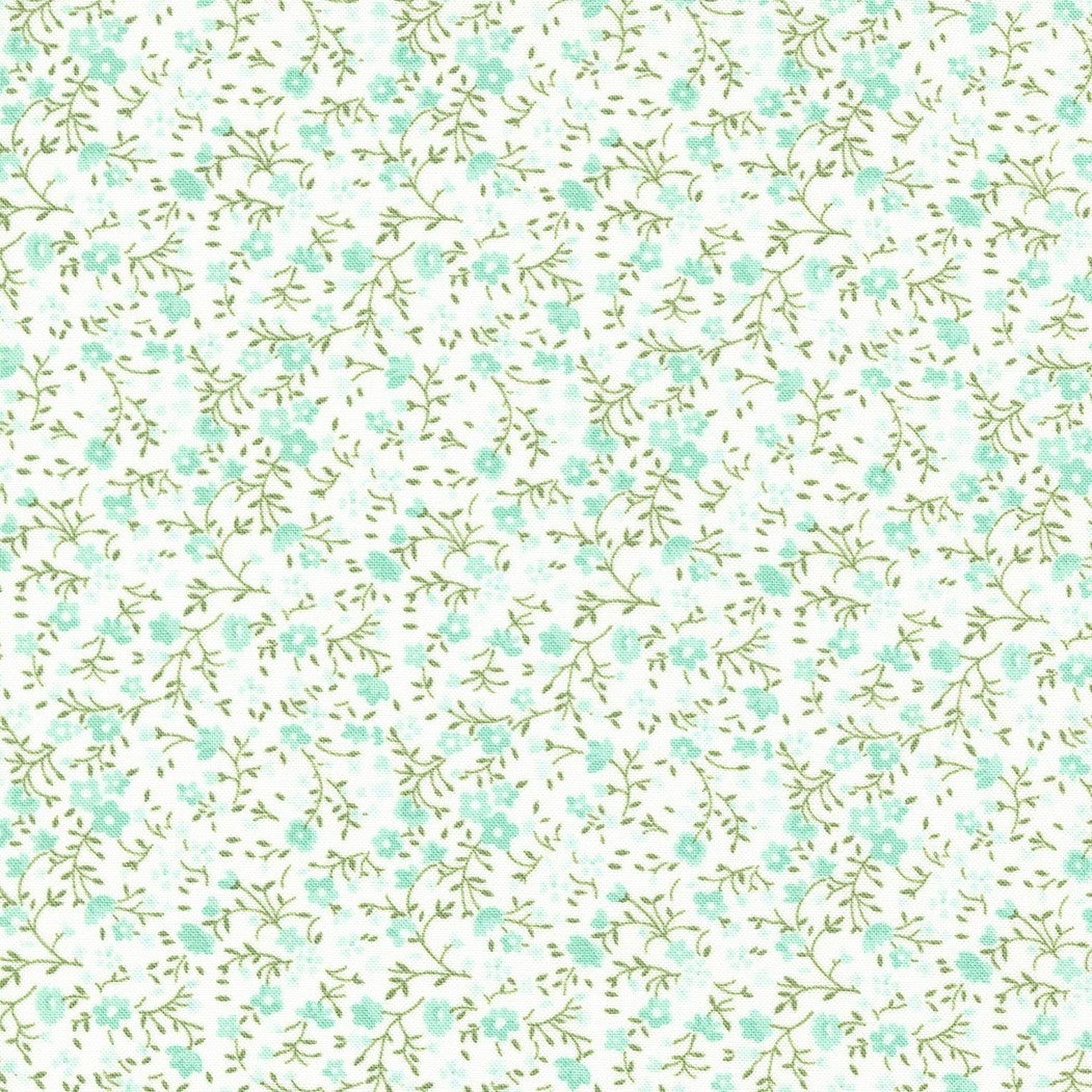 Lighthearted by Camille Roskelley Meadow Cream Aqua