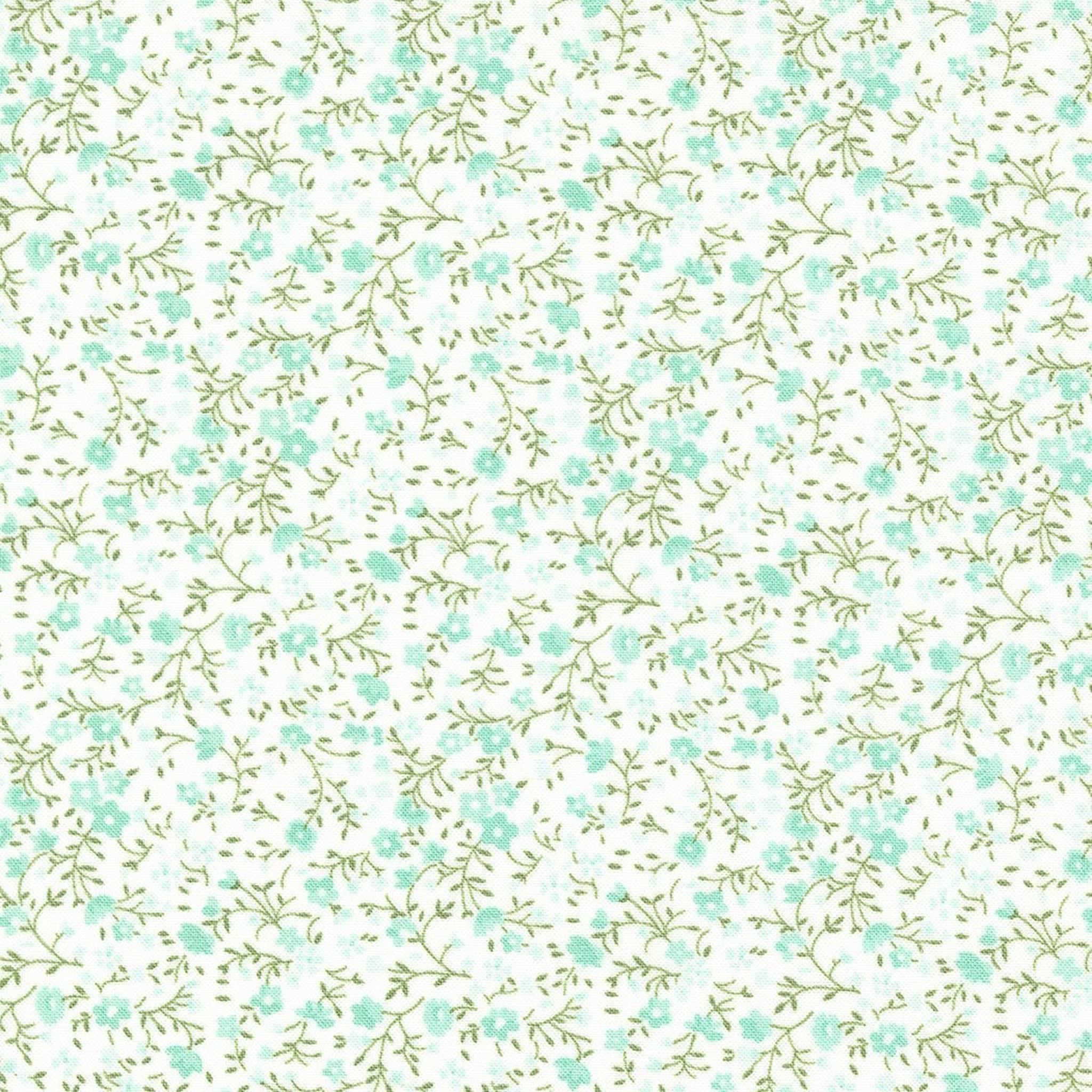 Lighthearted by Camille Roskelley Meadow Cream Aqua